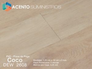 piso-PVC vinilico-color-beige-claro- tipo madera color-coco-decotile-3mm-acento-suministros