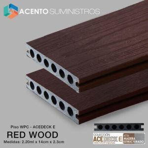 piso deck wpc ACEDECK-E color RED-WOOD