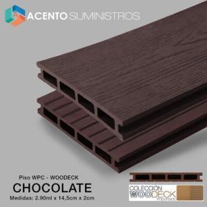 piso deck wpc Woodeck color Chocolate