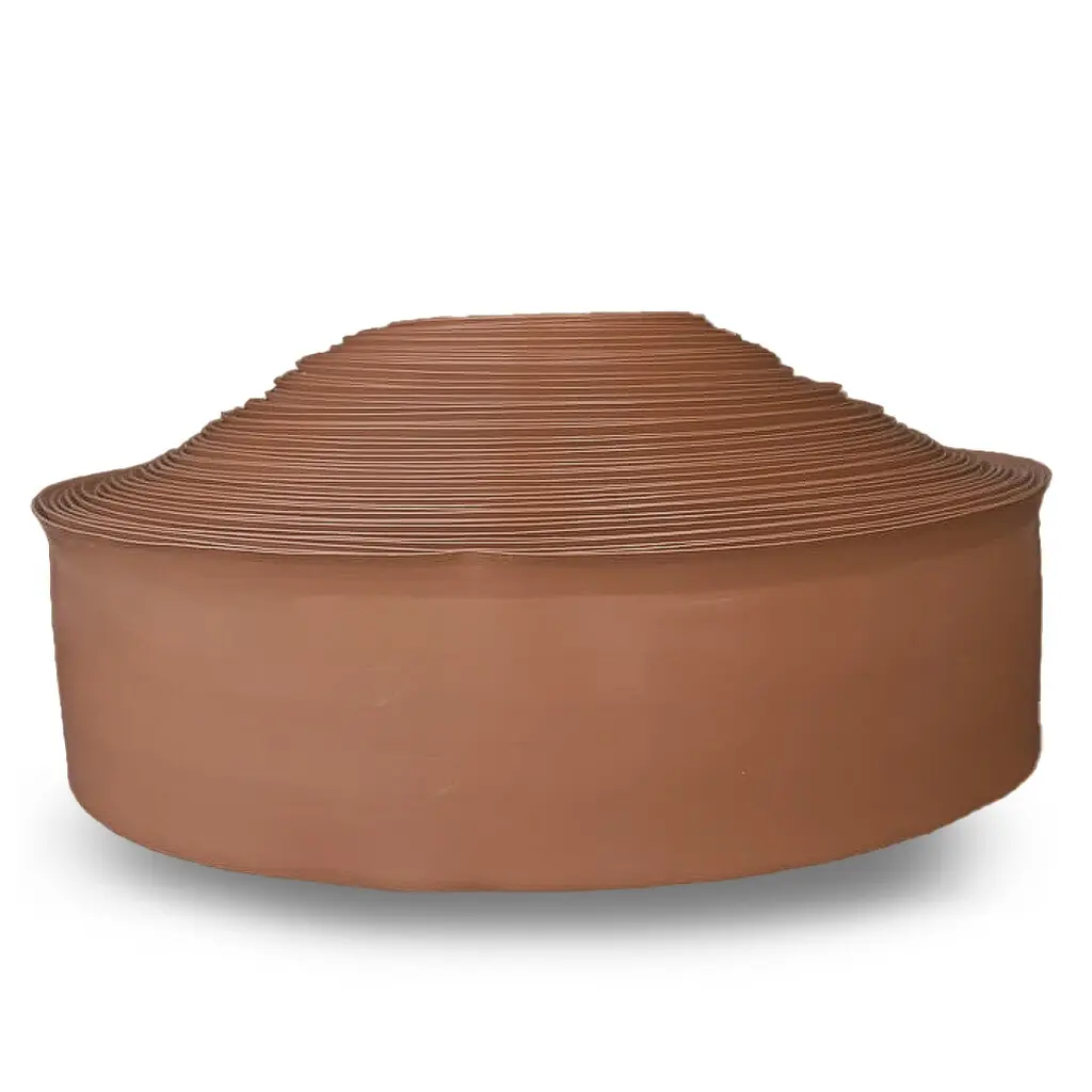 Guarda escobas en rollo de PVC Color Mocca color marrón claro de 6,8 cm y 25 ml para residenciales, comerciales