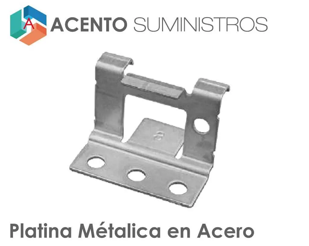 platina metalica-de-acero-para-uso-en-panel-y-laminas-policarbonato-alveolar-y-multipared-acento-suministros-Bogota-Colombia