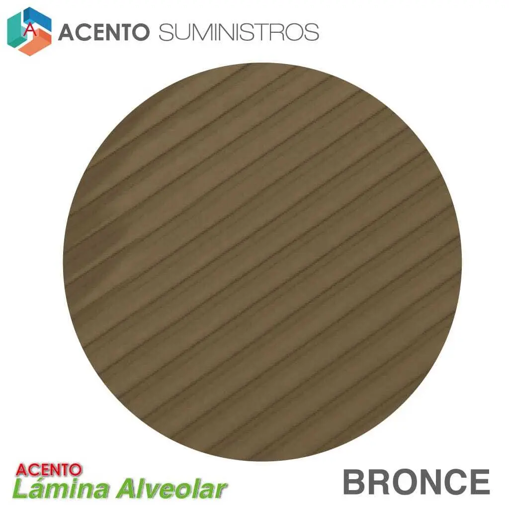 Policarbonato alveolar bronce-Acento-Suministros Policarbonato alveolar bronce Acento Suministros láminas de 6mm - 5mm -4mm -8mm envio a nivel nacional