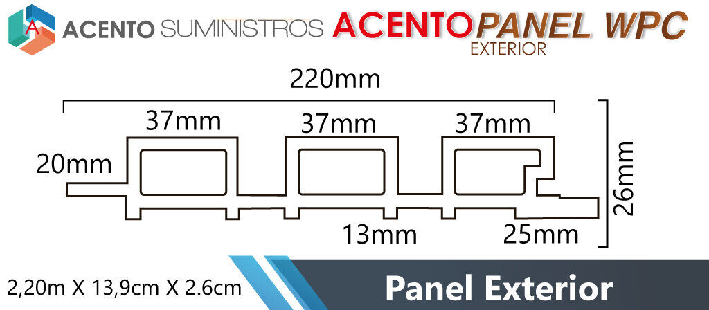 panel WPC con medidas especificas de-Acento-Sumistros panel WPC con medidas especificas de-Acento-Sumistros