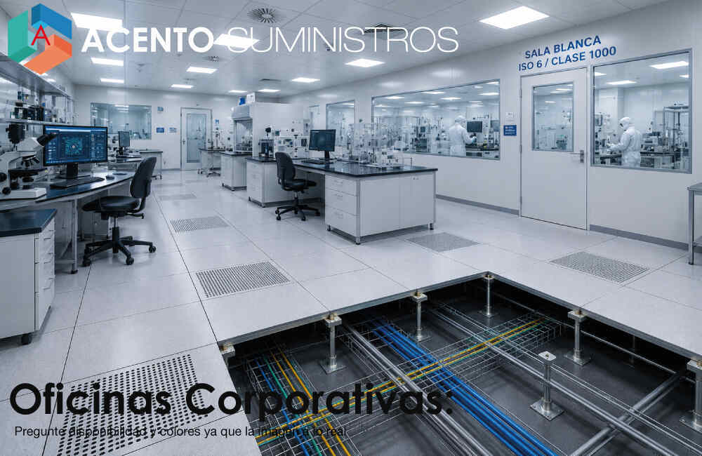 Piso elevado para oficinas coporativas Acento Suministros y proyectos Piso elevado para oficinas coporativas Acento Suministros y proyectos