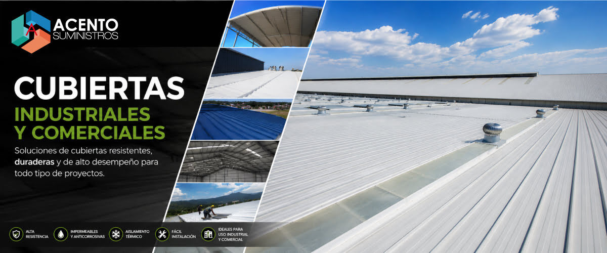 Cubiertas industriales comerciales e industriales